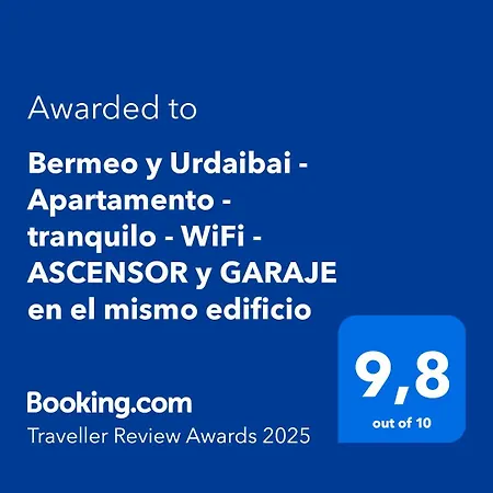 Apartment Y Urdaibai - Parking-ascensor - Wifi - Tranquilo *
